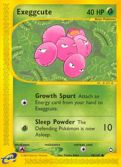AQ: Exeggcute (76) (Reverse Holofoil)