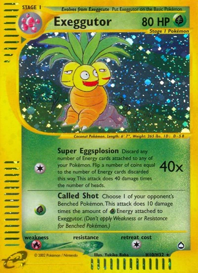 AQ: Exeggutor (H10) (Holofoil)
