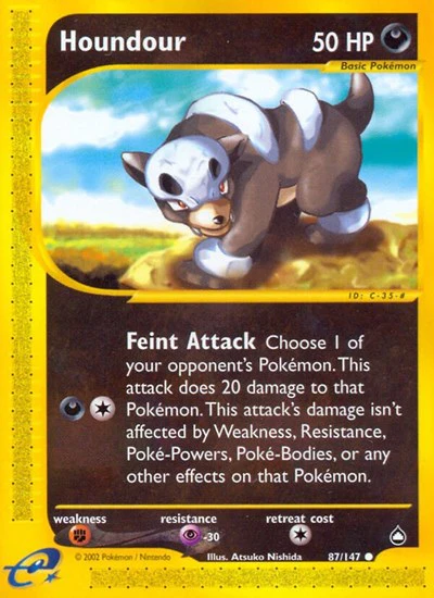 AQ: Houndour (87) (Reverse Holofoil)