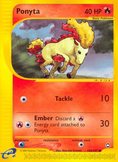 AQ: Ponyta (Reverse Holofoil)