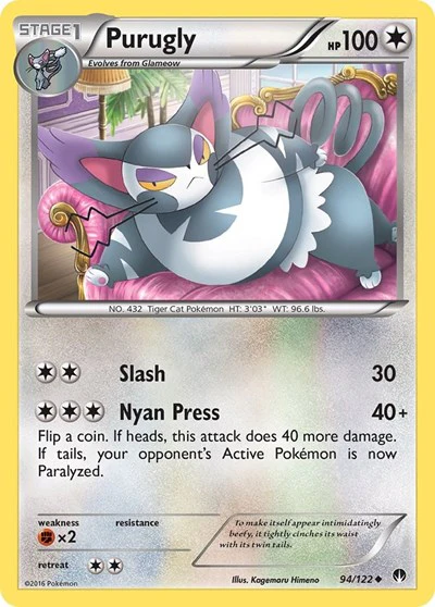 BKP: Purugly (Reverse Holofoil)