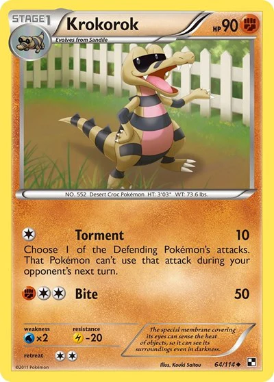 BLW: Krokorok (Reverse Holofoil)