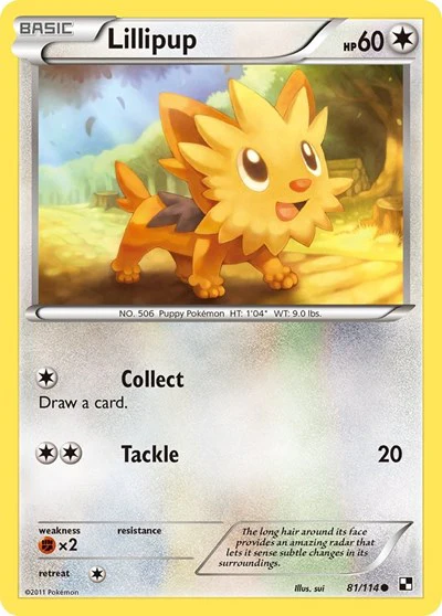 BLW: Lillipup (81) (Reverse Holofoil)