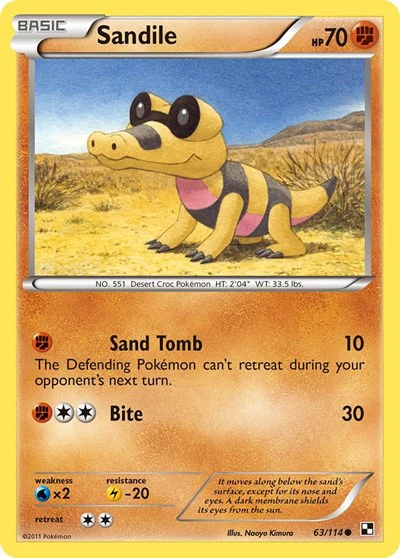 BLW: Sandile (Reverse Holofoil)