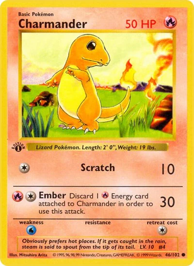 BSS: Charmander (1st Edition)