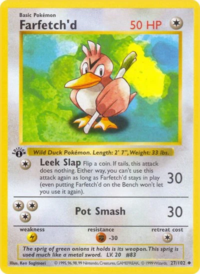 BSS: Farfetch'd (1st Edition)