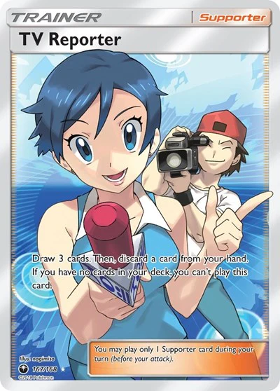 CES: TV Reporter (Full Art) (Holofoil)