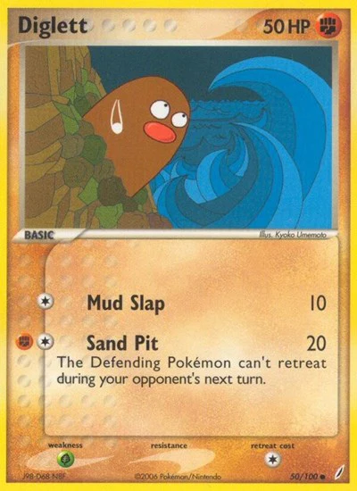 CG: Diglett (Reverse Holofoil)