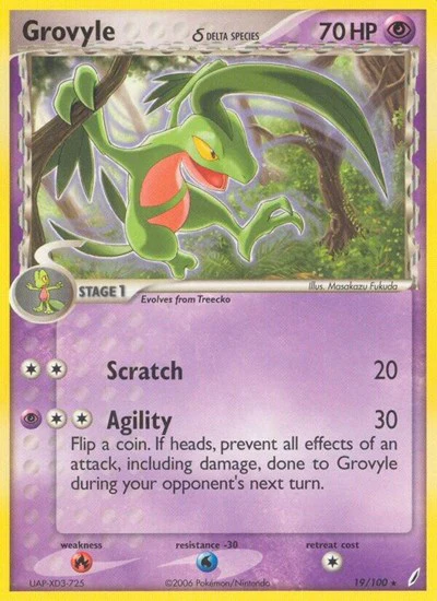 CG: Grovyle (Delta Species) (Reverse Holofoil)