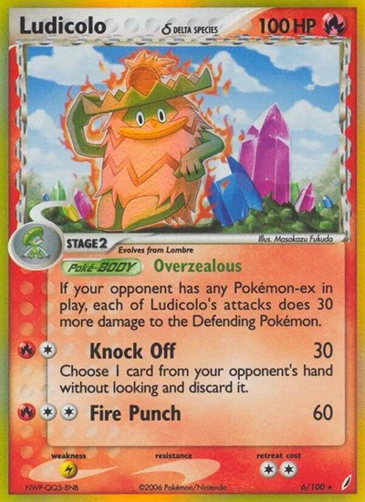 CG: Ludicolo (Delta Species) (Reverse Holofoil)