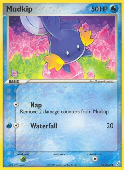 CG: Mudkip - 058/100 (Reverse Holofoil)