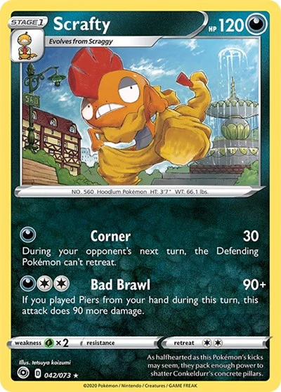 CHP: Scrafty (Holofoil)