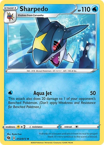 CHP: Sharpedo (Reverse Holofoil)