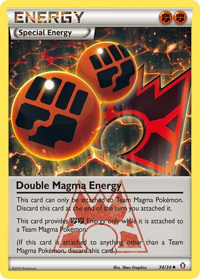 DCR: Double Magma Energy (Reverse Holofoil)