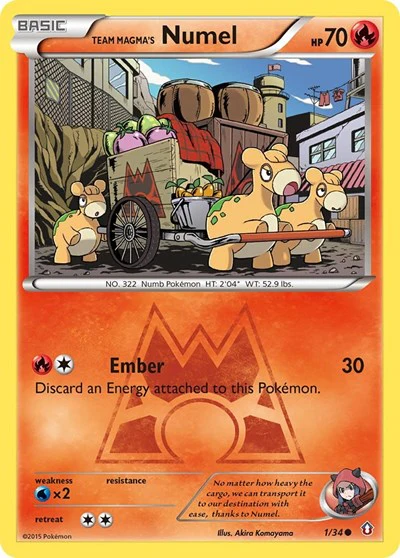 DCR: Team Magma's Numel (Reverse Holofoil)