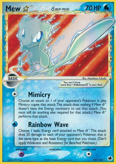 DF: Mew Star (Delta Species) (Holofoil)