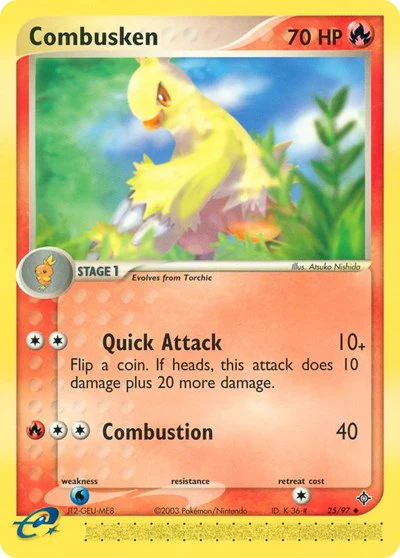 DR: Combusken (Reverse Holofoil)