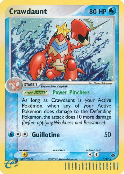 DR: Crawdaunt - 3/97 (Reverse Holofoil)