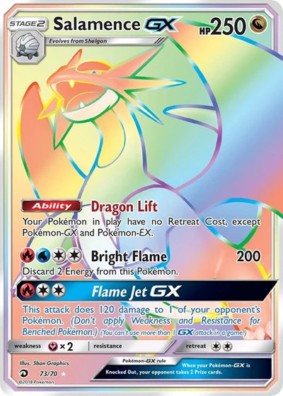 DRM: Salamence GX (Secret) (Holofoil)