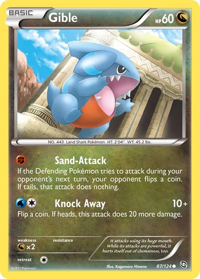 DRX: Gible (87) (Reverse Holofoil)
