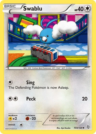 DRX: Swablu (104) (Reverse Holofoil)