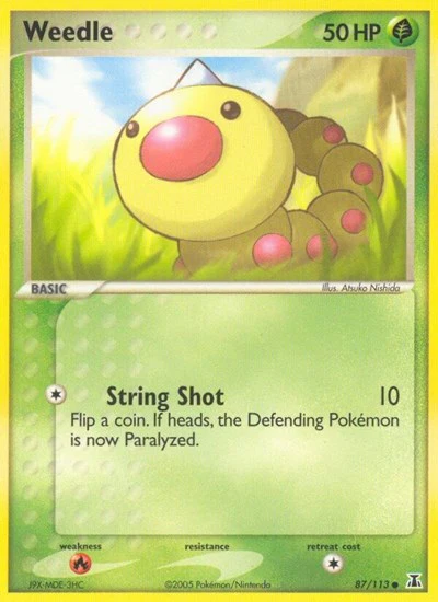 DS: Weedle (Reverse Holofoil)