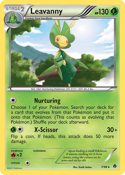EPO: Leavanny (7) (Reverse Holofoil)