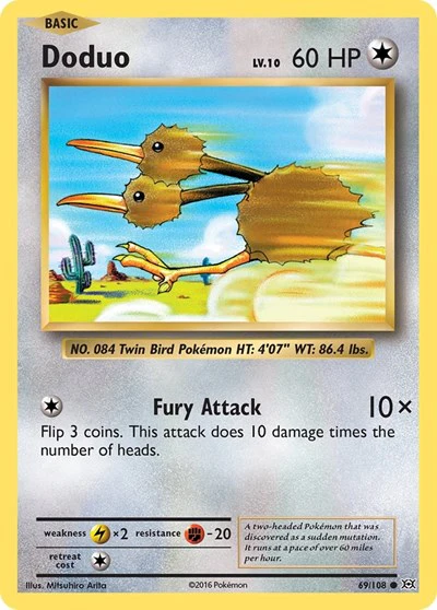EVO: Doduo (Reverse Holofoil)
