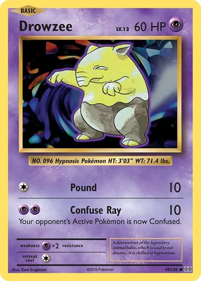 EVO: Drowzee (Reverse Holofoil)