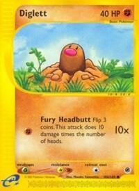 EX: Diglett (Reverse Holofoil)