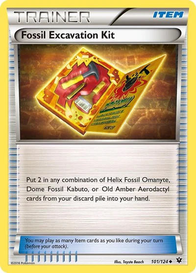 FCO: Fossil Excavation Kit (Reverse Holofoil)