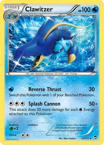 FFI: Clawitzer (Reverse Holofoil)