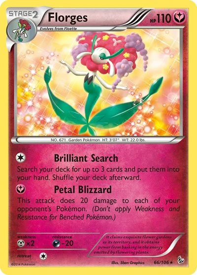 FLF: Florges (Reverse Holofoil)