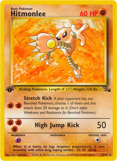 FO: Hitmonlee (22) (1st Edition)