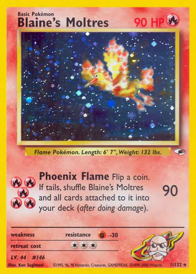 G1: Blaine's Moltres (Unlimited Holofoil)
