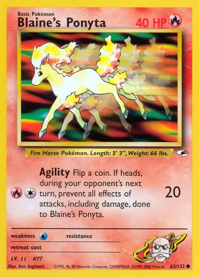 G1: Blaine's Ponyta (Unlimited)