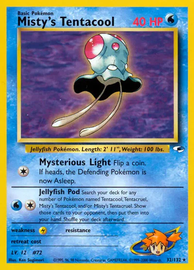 G1: Misty's Tentacool (32) (Unlimited)