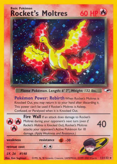 G1: Rocket's Moltres (Unlimited Holofoil)
