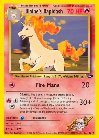 G2: Blaine's Rapidash (Unlimited)