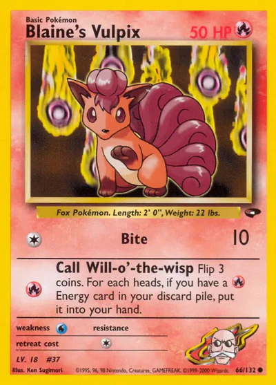 G2: Blaine's Vulpix (Unlimited)