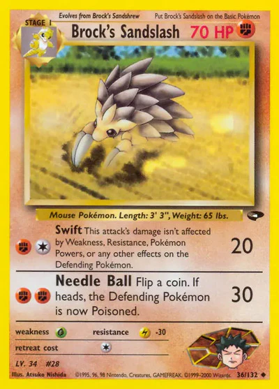 G2: Brock's Sandslash (Unlimited)