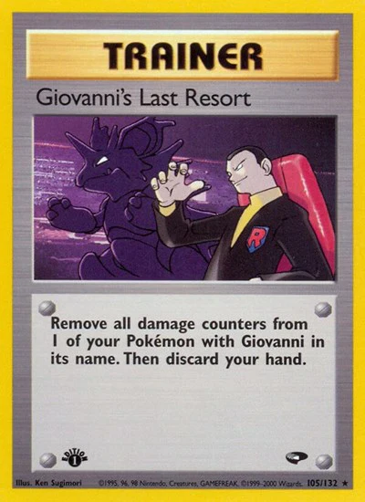 G2: Giovanni's Last Resort (1st Edition)