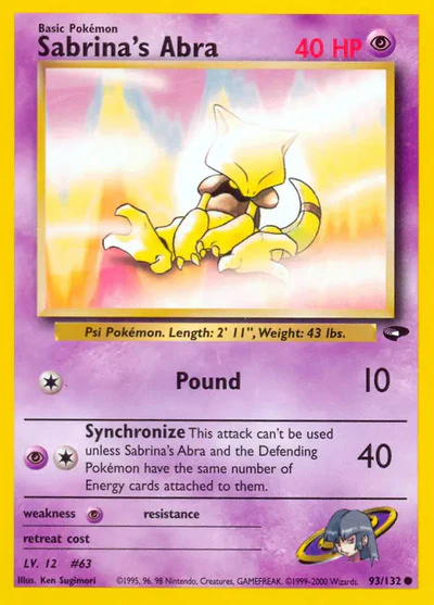 G2: Sabrina's Abra (93) (Unlimited)