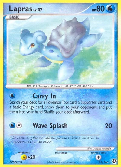 GE: Lapras (Reverse Holofoil)