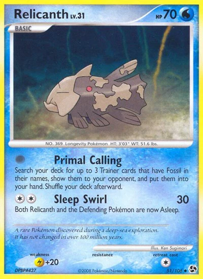 GE: Relicanth (Reverse Holofoil)