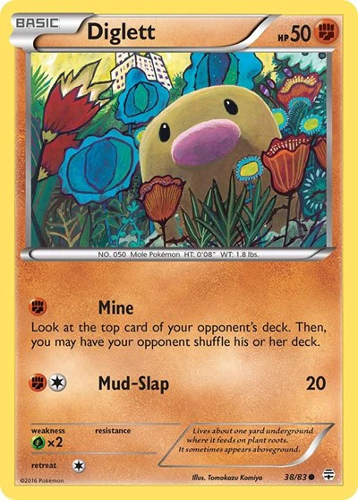 GEN: Diglett (Reverse Holofoil)
