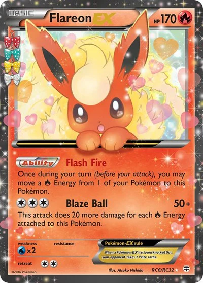 GEN: Flareon EX (Holofoil)