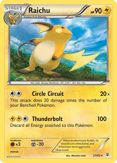 GEN: Raichu (Reverse Holofoil)