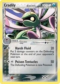 HP: Cradily (Delta Species) (Reverse Holofoil)