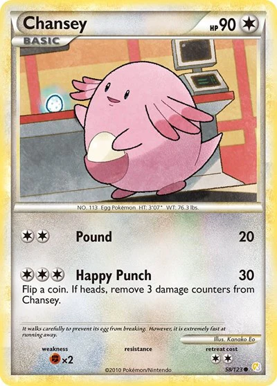 HS: Chansey (Reverse Holofoil)